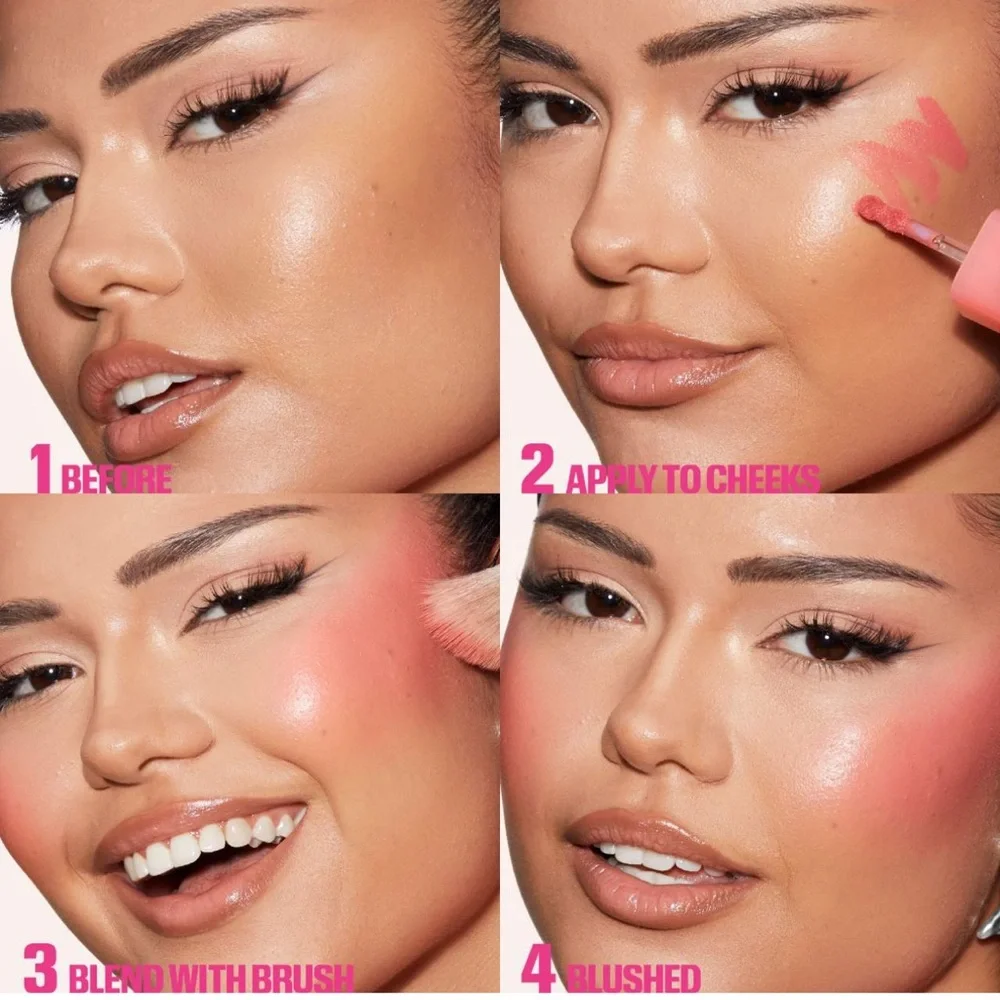 NEW Huda Blush Filter Soft Glow Liquid Blush - Cotton Candy - Baby Pink